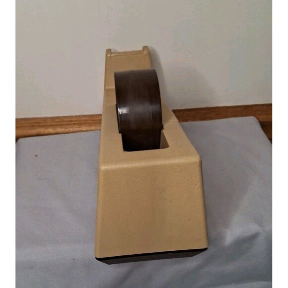 VINTAGE 3M SCOTCH C-25 COMMERCIAL WEIGHTED TAPE DISPENSER - Picture 5 of 6